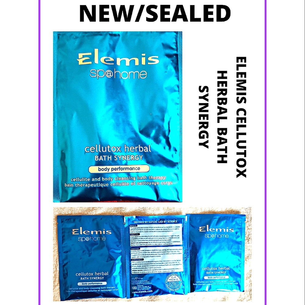🌈1~ELEMIS CELLUTOX HERBAL BATH SYNERGY 🛁